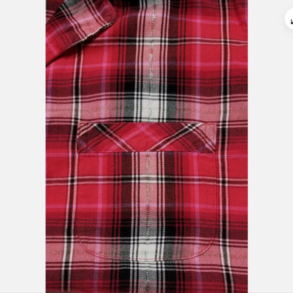 VICTORIA'S SECRET Pajama Button Up Shirt Top 6544E1M - Picture 5 of 10
